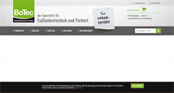 Desktop Screenshot of botec.de